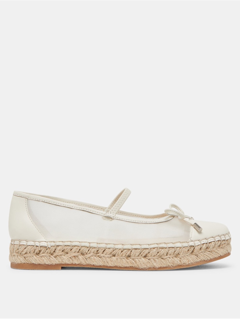 Dolce Vita Cambre Ballet Flats in White Mesh | VERY SLIGHTLY USED